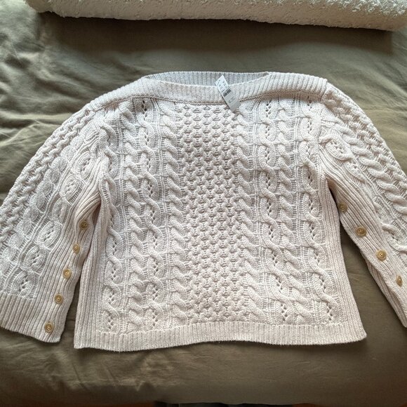 J.Crew Spring Street cashmere relaxed pullover sweater M - Picture 2 of 5